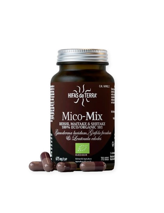 Mico Mix HDT 70 Cap - Tríada de Hongos Ecológicos Mico Mix HDT 70 Cap - Tríada de Hongos Ecológicos