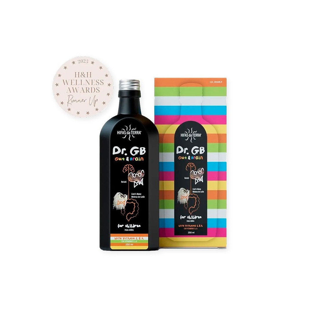 Dr GB BIO 250ml - Organic Mushrooms Syrup for Digestive...