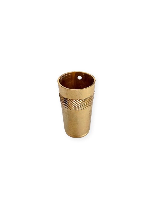 Capacete de Latão para Cajados 33x16mm