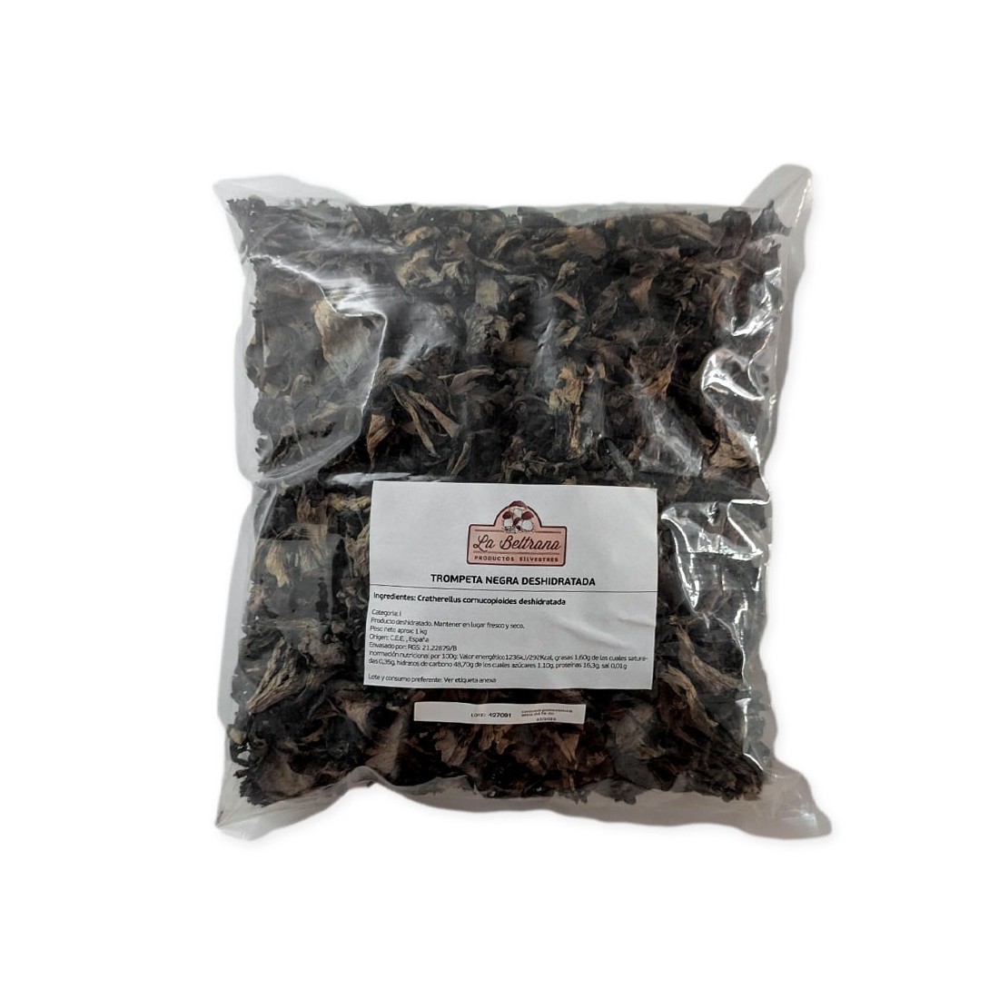 Trompeta Negra Desehidratada Granel Sabor Intenso