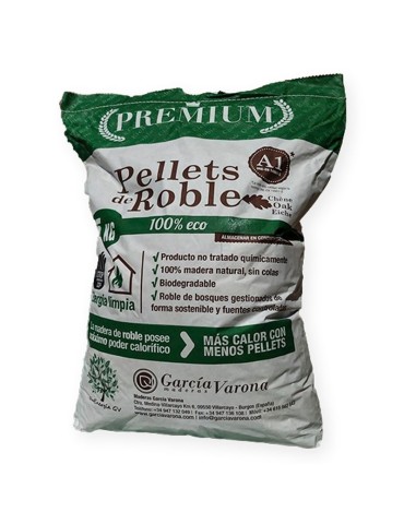 Pellet de serrín de madera de roble - cultivo industrial