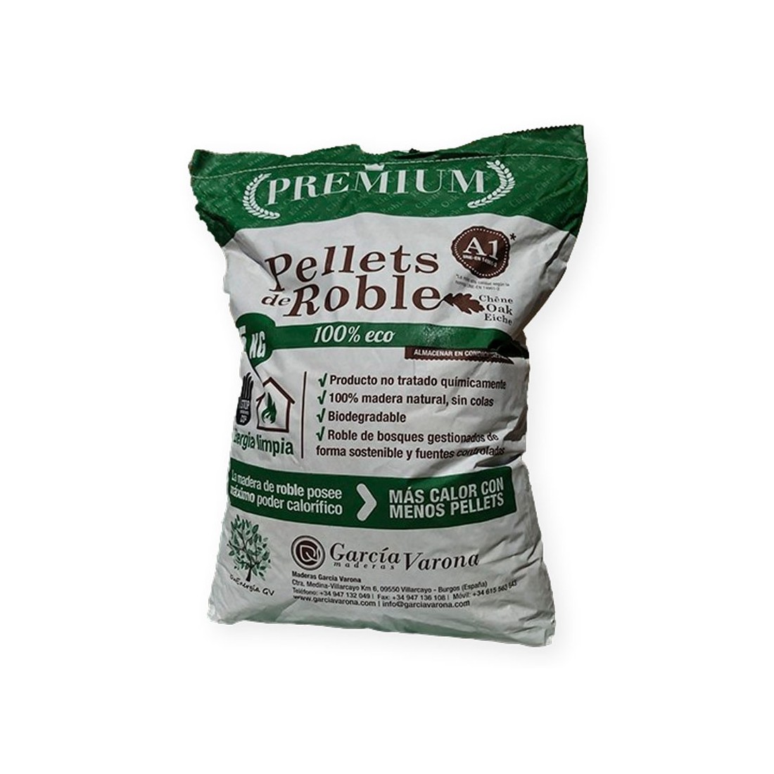 Pellet de serrín de madera de roble - cultivo industrial Pellet de serrín de madera de roble - cultivo industrial