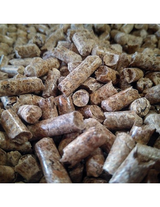 100% Eichenholz-Sägemehl-Pellets