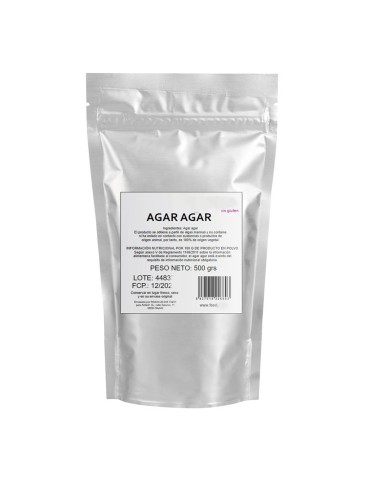 500 g di agar agar biologico