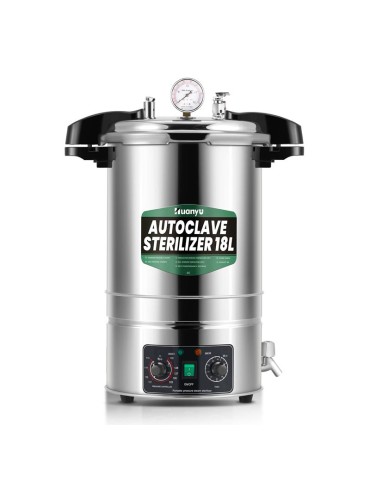 High Pressure Steam Sterilizer Autoclave 18L -...
