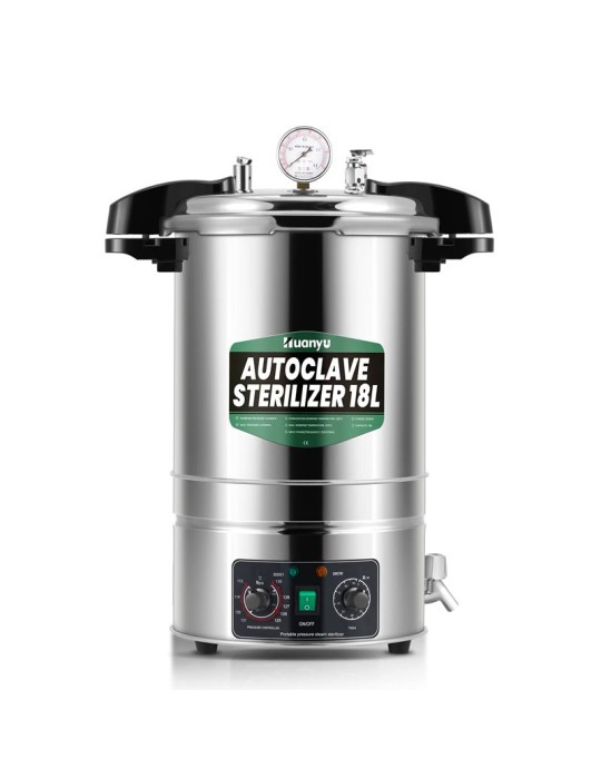 Autoclave Sterilizzatore 18L Vapore Alta Pressione Autoclave Sterilizzatore 18L Vapore Alta Pressione