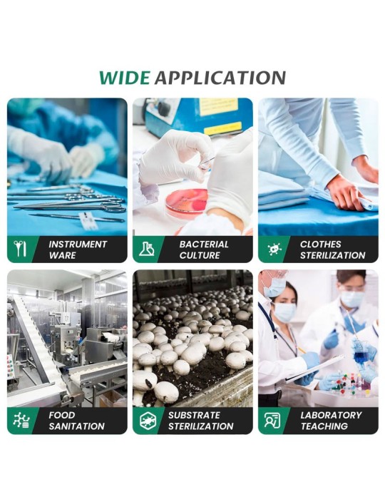 Autoclave esterilizador automático - Control Inteligente 24 L