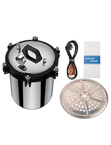 Autoclave a vapore portatile da 18L per sterilizzazione a pressione 2