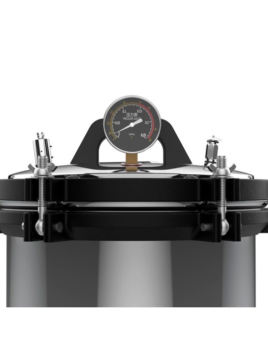 Autoclave a vapor portátil de 18L para esterilização sob pressão