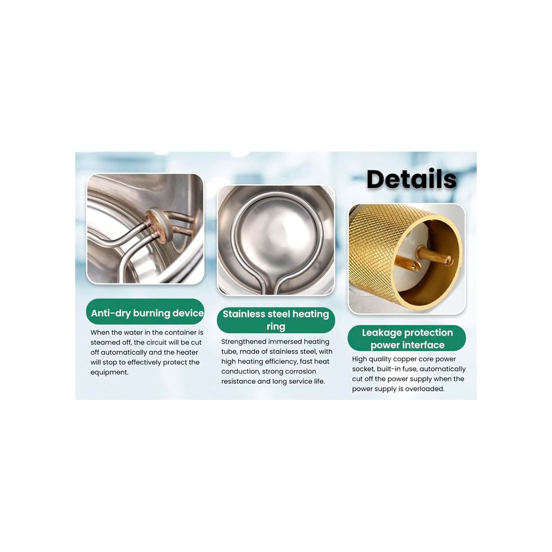 Portable 18L Pressure Steam Autoclave Sterilizer Machine