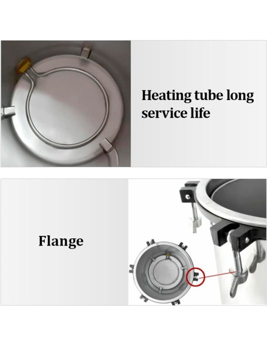 Autoclave a vapor portátil de 18L para esterilização sob pressão