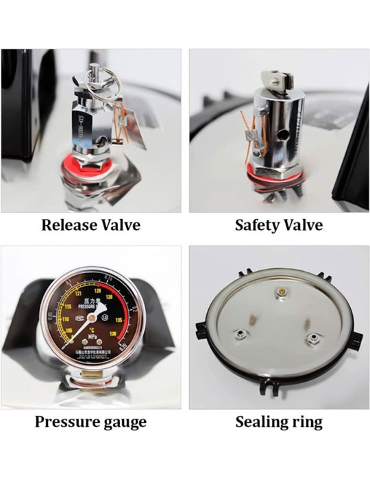 Autoclave a vapor portátil de 18L para esterilização sob pressão