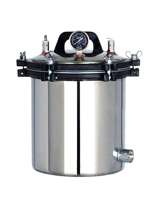 Autoclave a vapor portátil de 24L para esterilização sob pressão Autoclave a vapor portátil de 24L para esterilização sob pressão