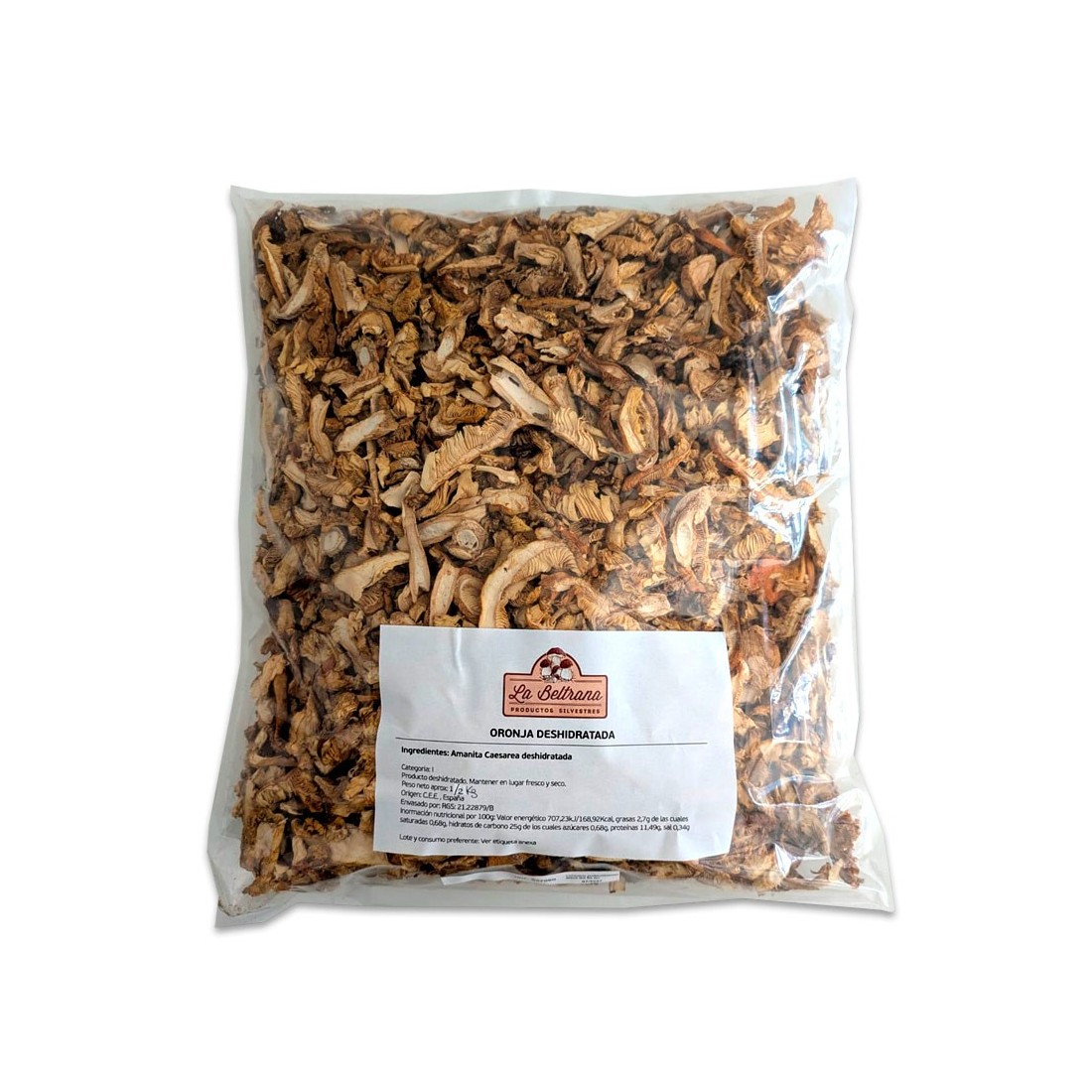 Dried Amanita Caesarea - Queen Mushroom for Gourmet Recipes