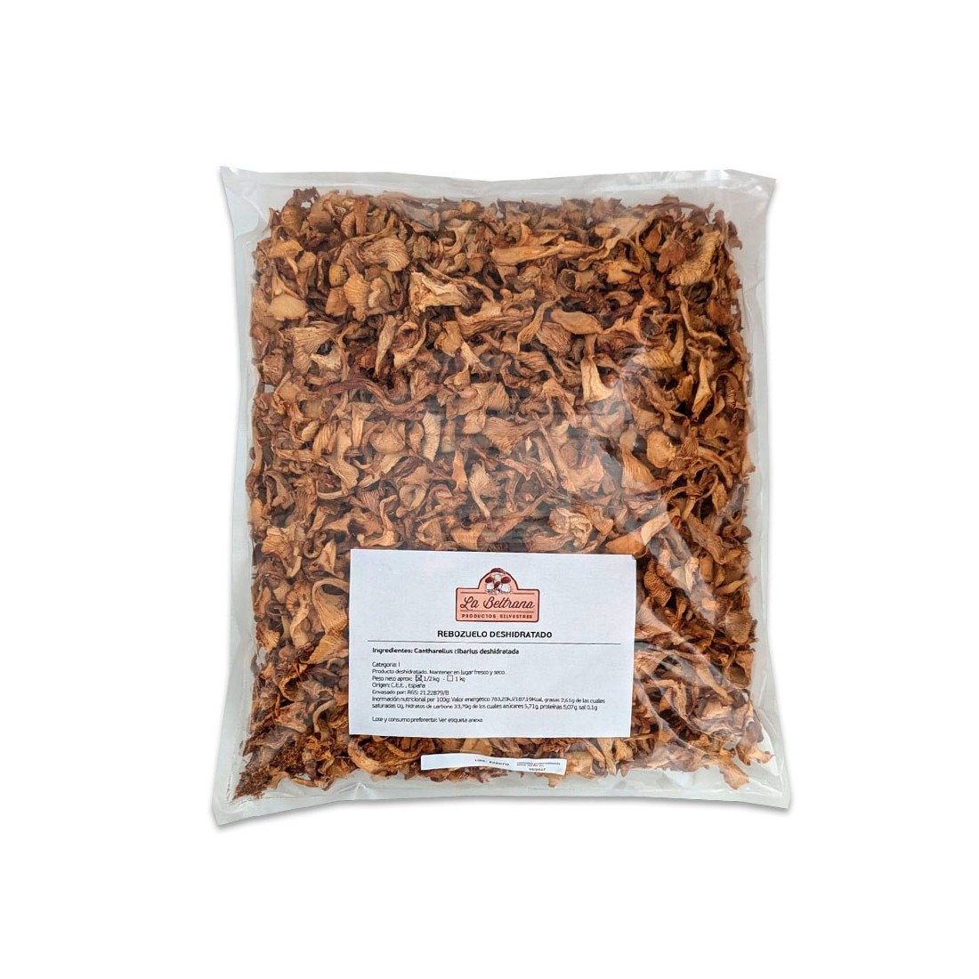 Chanterelles déshydratées en vrac - Goût de forêt