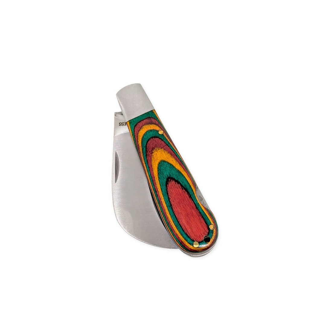 Coltello Tranchete con Manico Colorato