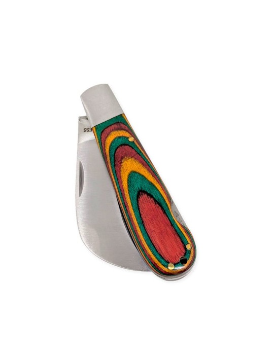 Coltello Tranchete con Manico Colorato