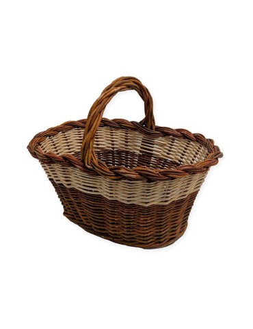 Panier Osier Tiges de Riz N5 Champignons