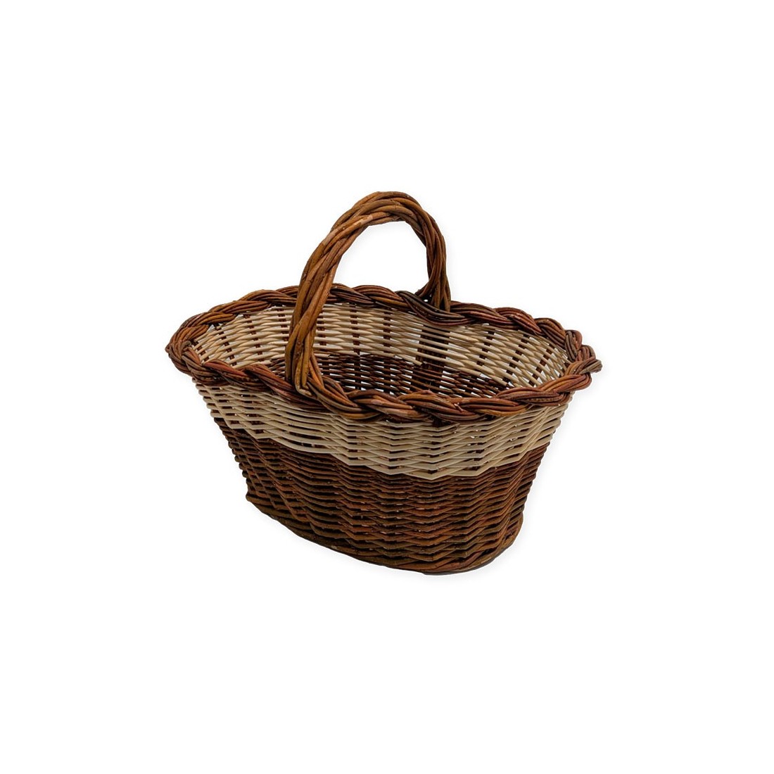 Cesta Vimini Canne N5 - Raccolta Funghi Elegante