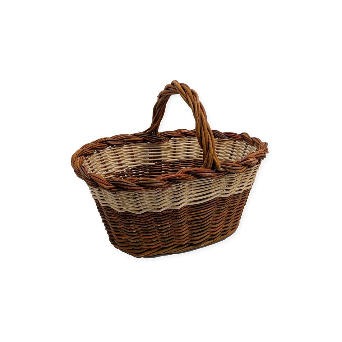 Panier Osier Tiges de Riz N5 Champignons