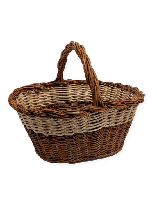 Cesta Gitana 2 mimbres Grande - Recolección de Setas