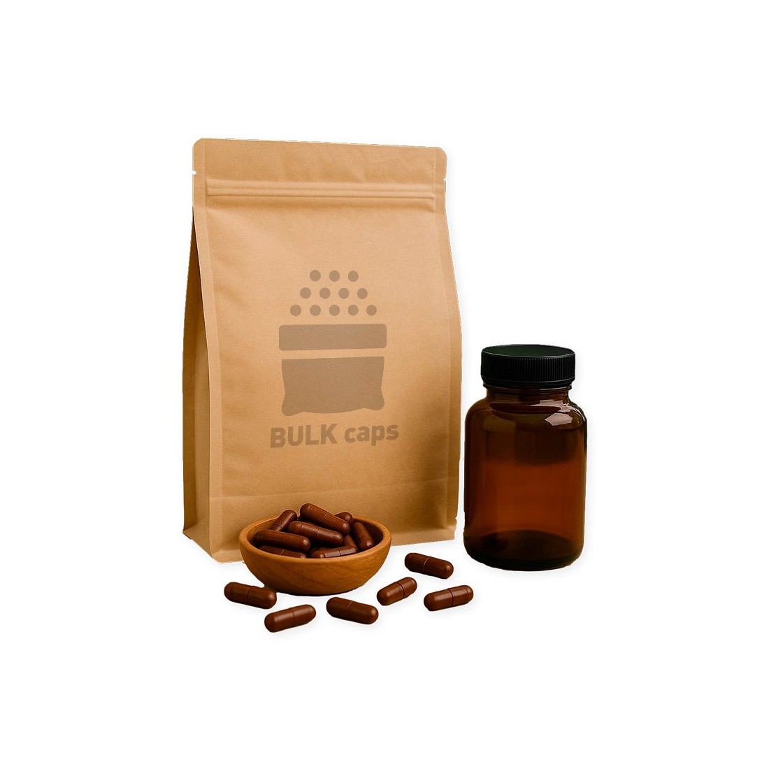Organic Chaga Capsules 500 mg in bulk