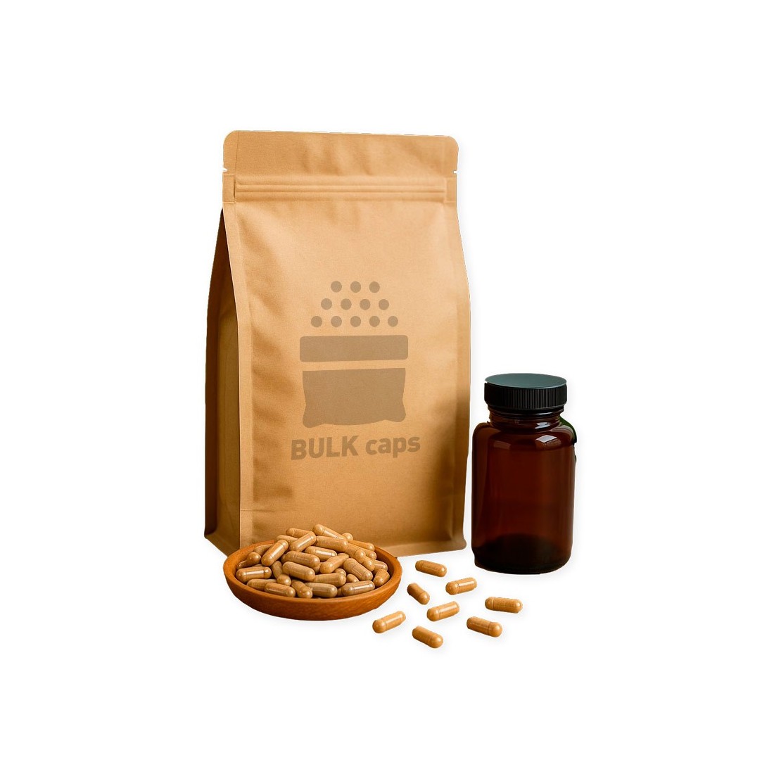 Organic Cordyceps Capsules 500 mg in bulk