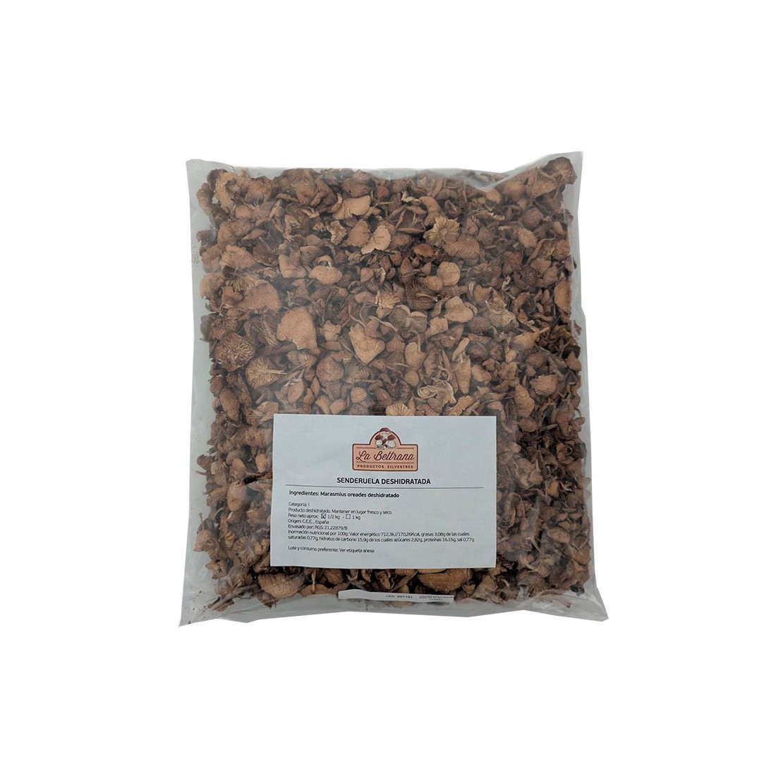 Getrocknete Nelken-Schwindlinge lose, Marasmius oreades Pilze in Premium-Qualität, 100% natürlich.