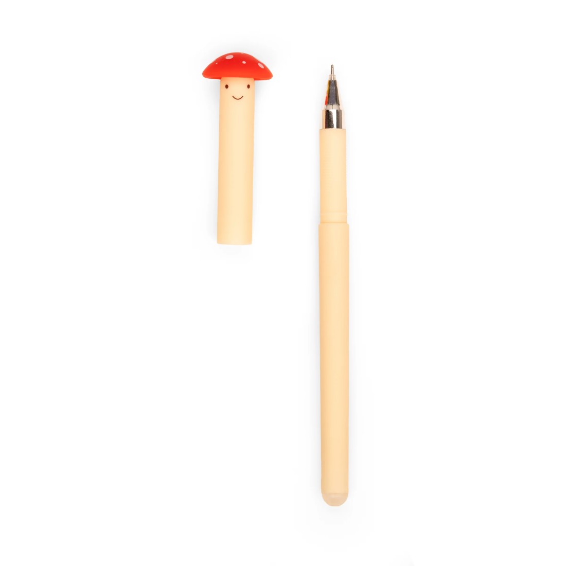 Mushroom-shaped erasable pen