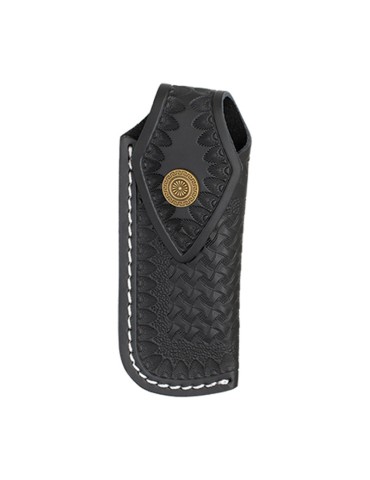 Funda de Piel Negra para Navajas 16 cm