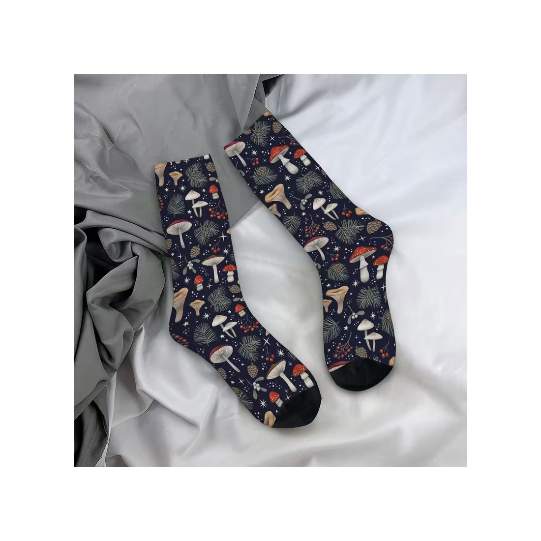 Calcetines estampados con setas 11