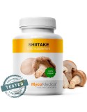 Supplément de Shiitake 90 gélules végétales extrait de Lentinula edodes pour l'immunité et la vitalité.