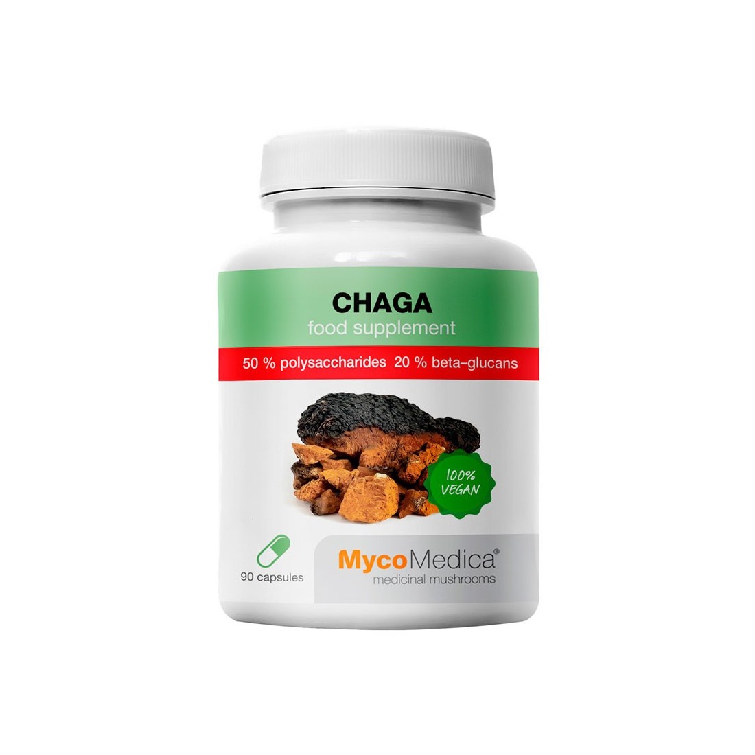 Chaga 90 caps ext. 50%