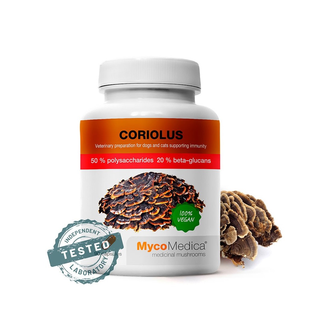 Coriolus 90 caps ext. 50%