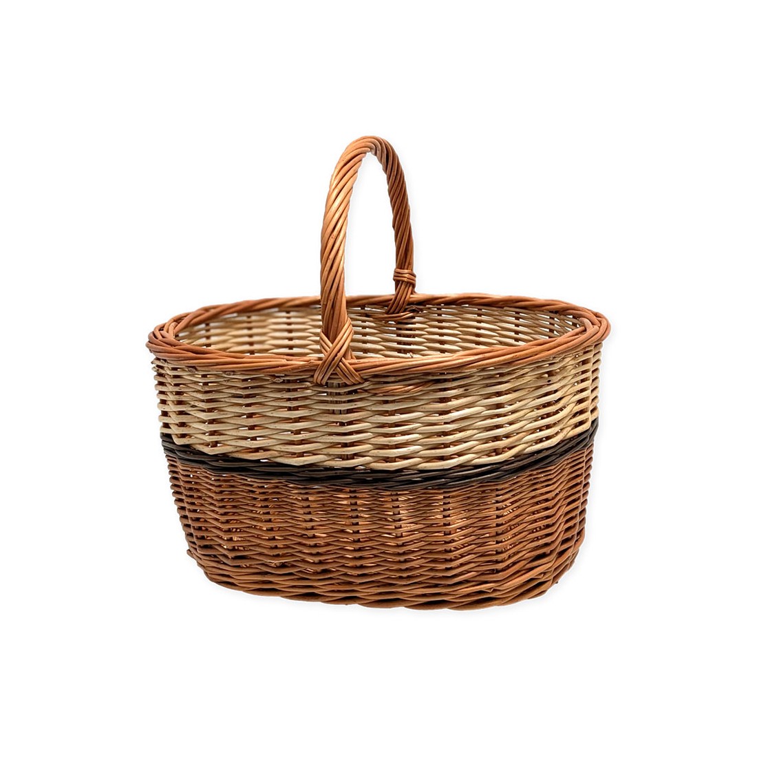 Panier Chasseur 3 Osiers - Récolte Champignons