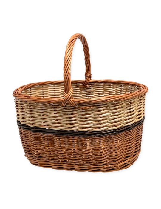 Panier Chasseur 3 Osiers - Récolte Champignons