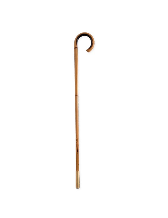 Rush Cane with Brass Collar - Durable & Stylish Support