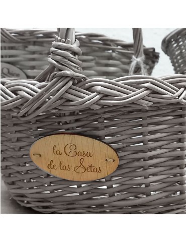 Placa Grabada Personalizada para Cestas Únicas