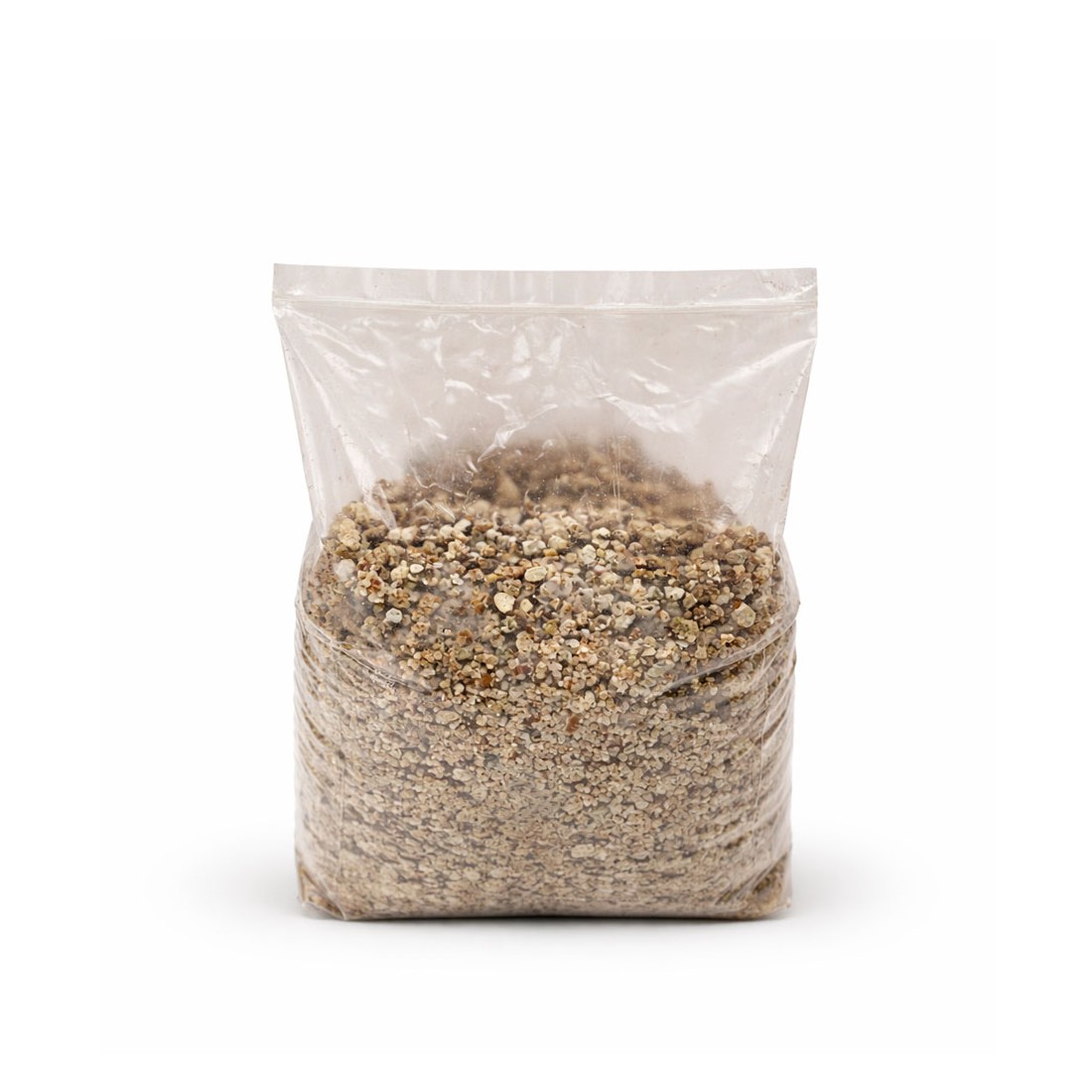 PF-Tek 500g mycology substrate with brown rice flour and vermiculite, sterilized in technical filter bag.