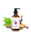 Amaciador com Reishi para hidratar e fortalecer o cabelo com extratos naturais.
