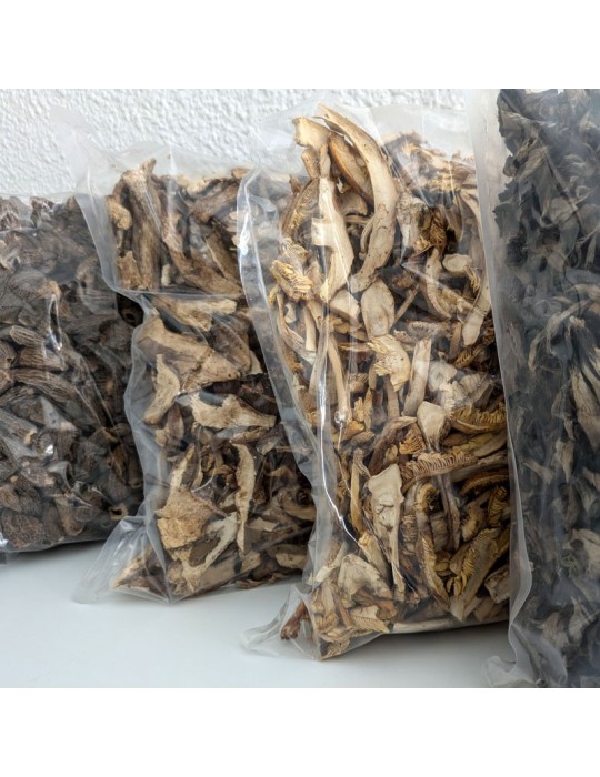 Cultivated mushroom mix| shiitake, extra oyster, suillus and wood ear