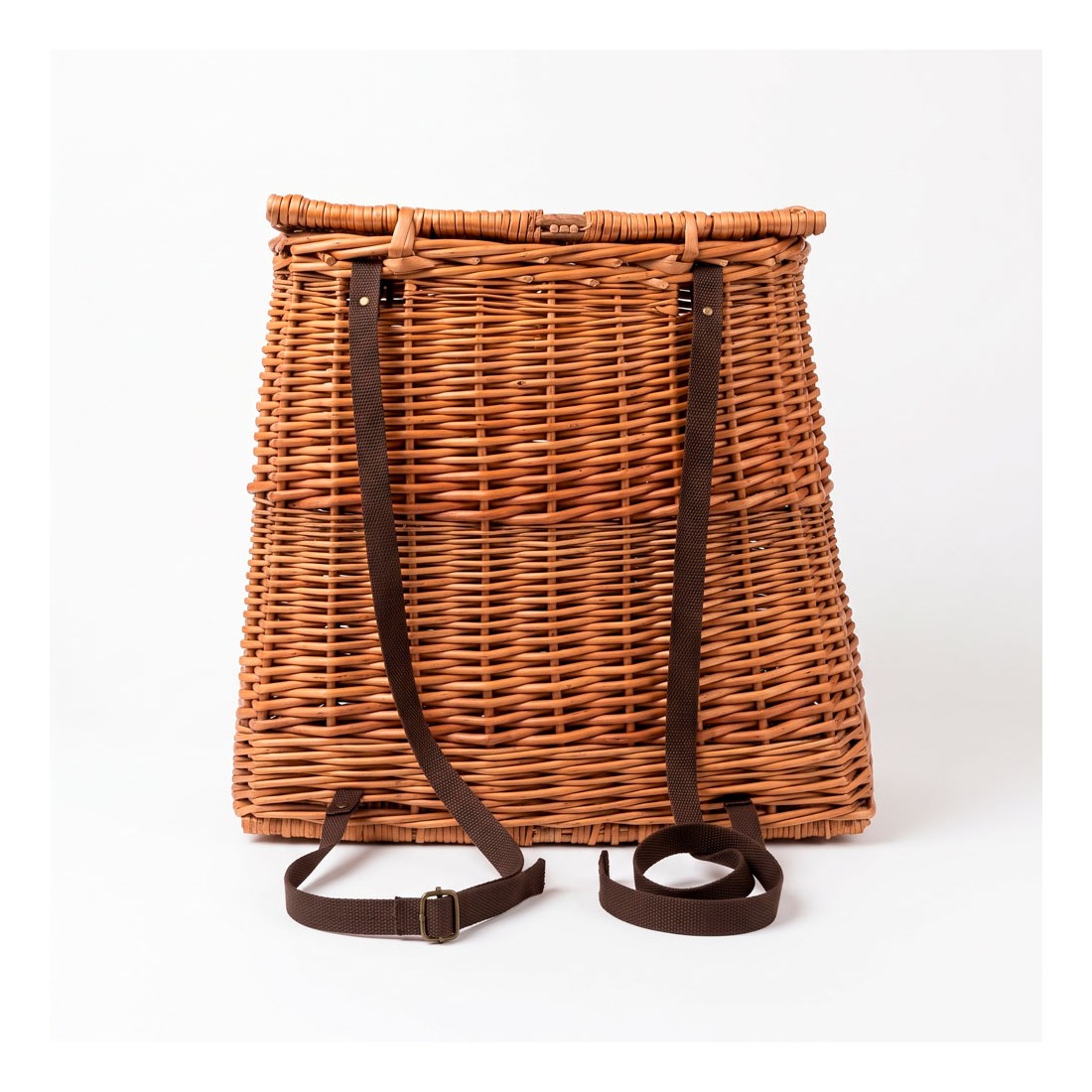 Wicker Basket Backpack for Mushroom Hunting - Up to 10kg...