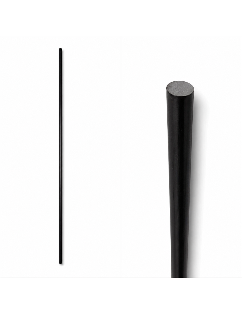 Vara de fibra negra