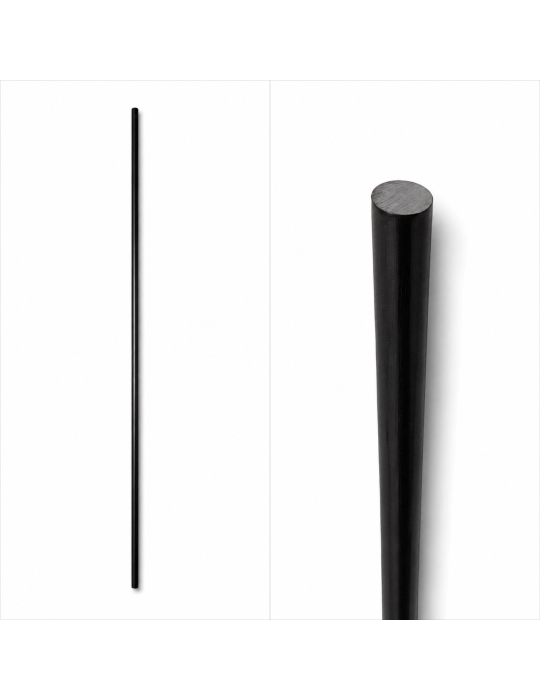 Vara de fibra negra