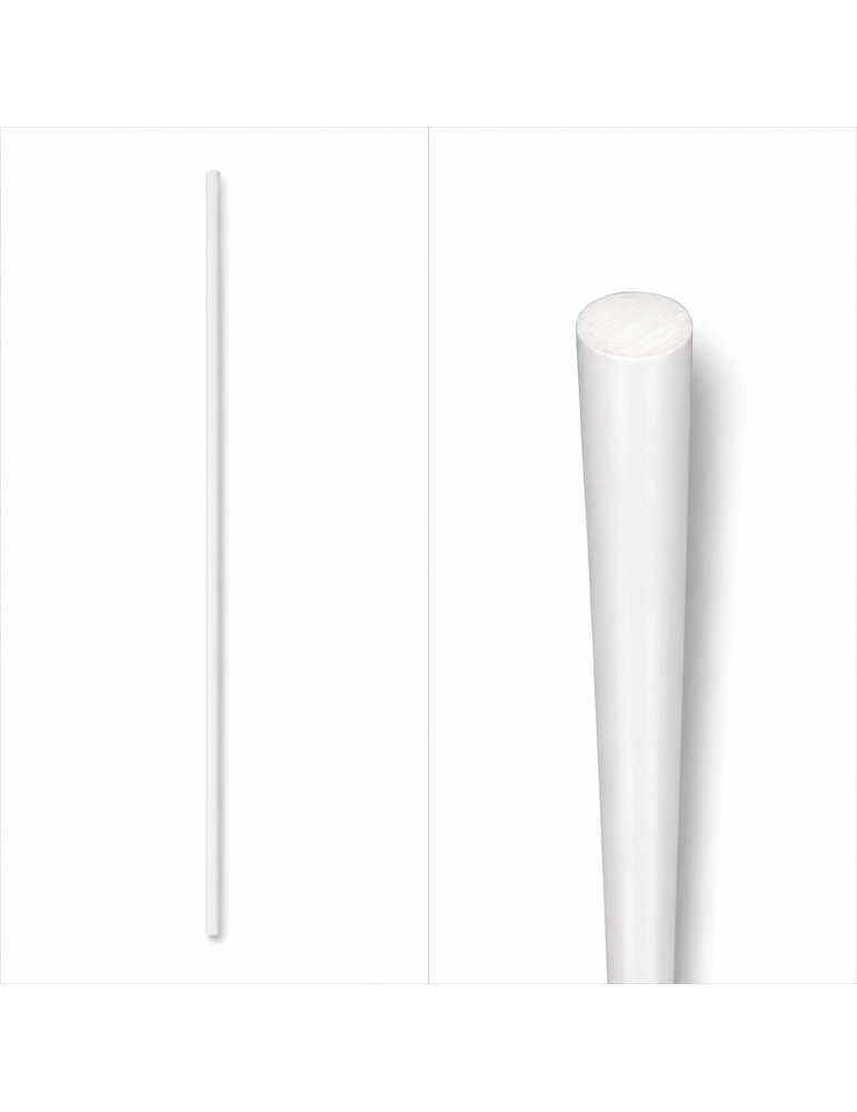 Vara de fibra blanca ø12mm
