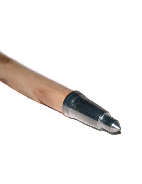 Punta metálica para bastón de madera 24 mm