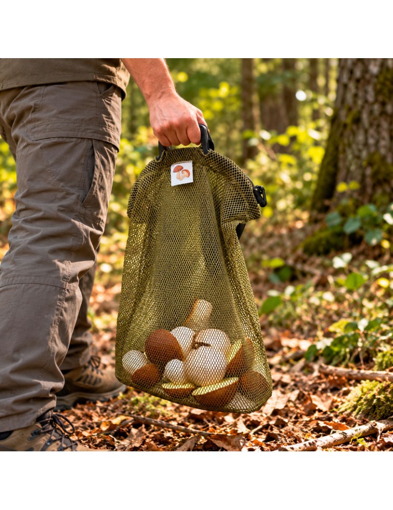 Netztasche für Pilze RD28Z - 30L und Frischegarantie