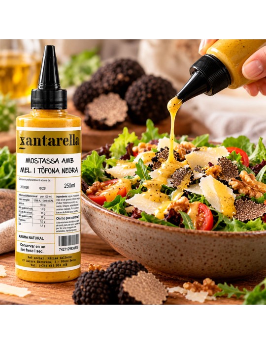 Salsa alla Senape, Miele e Tartufo Nero 250 ml | Gourmet