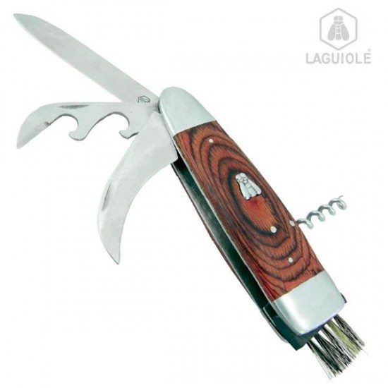 Laguiole mushroom knife case + leather case