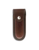 Brown leather case 13,5x6